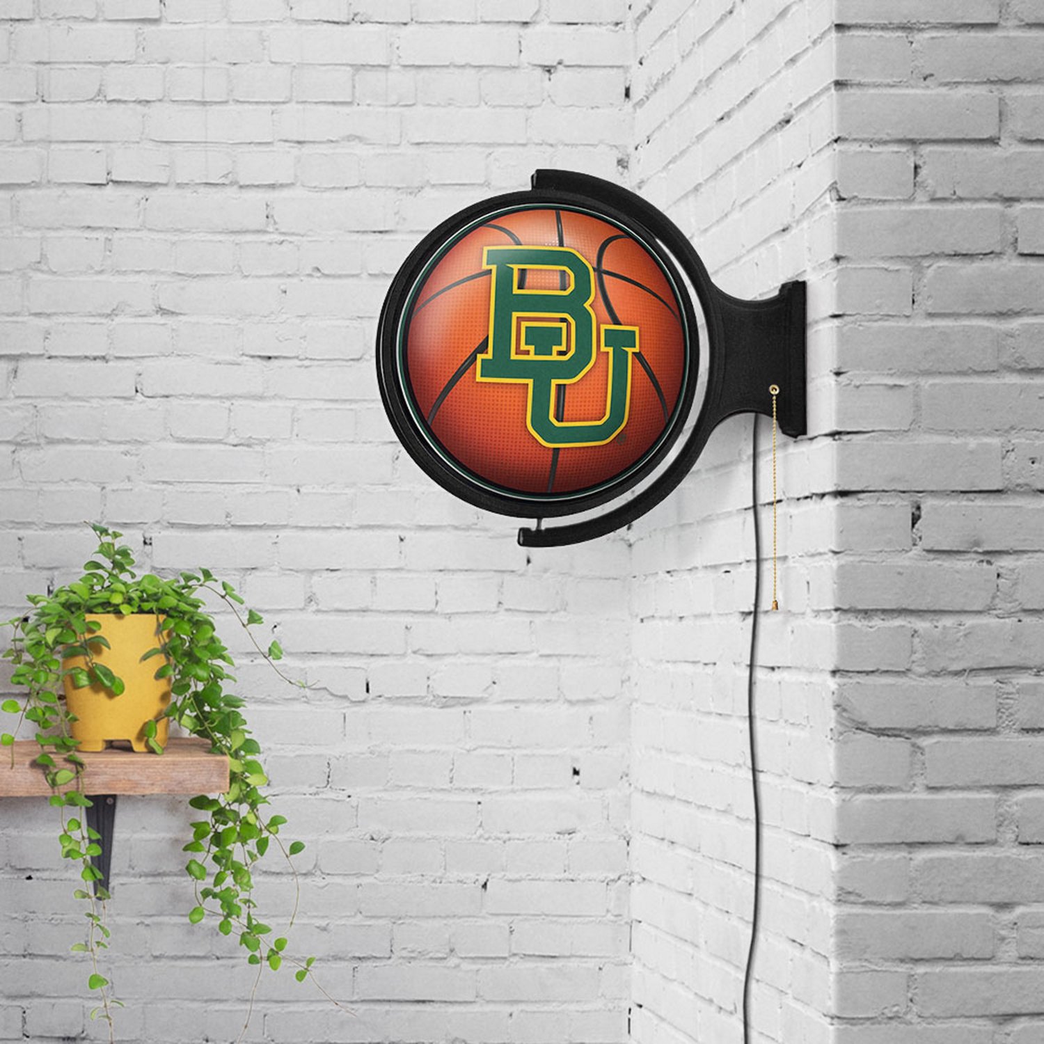 The Fan-Brand Baylor University Rotating Lighted Wall Sign  - view number 4