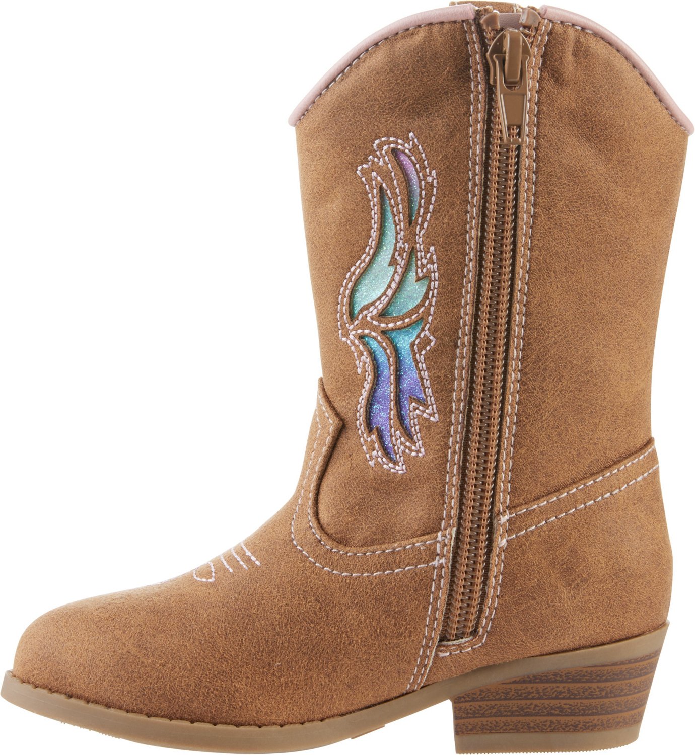 Magellan Outdoors Girls' Glitter Western Boots