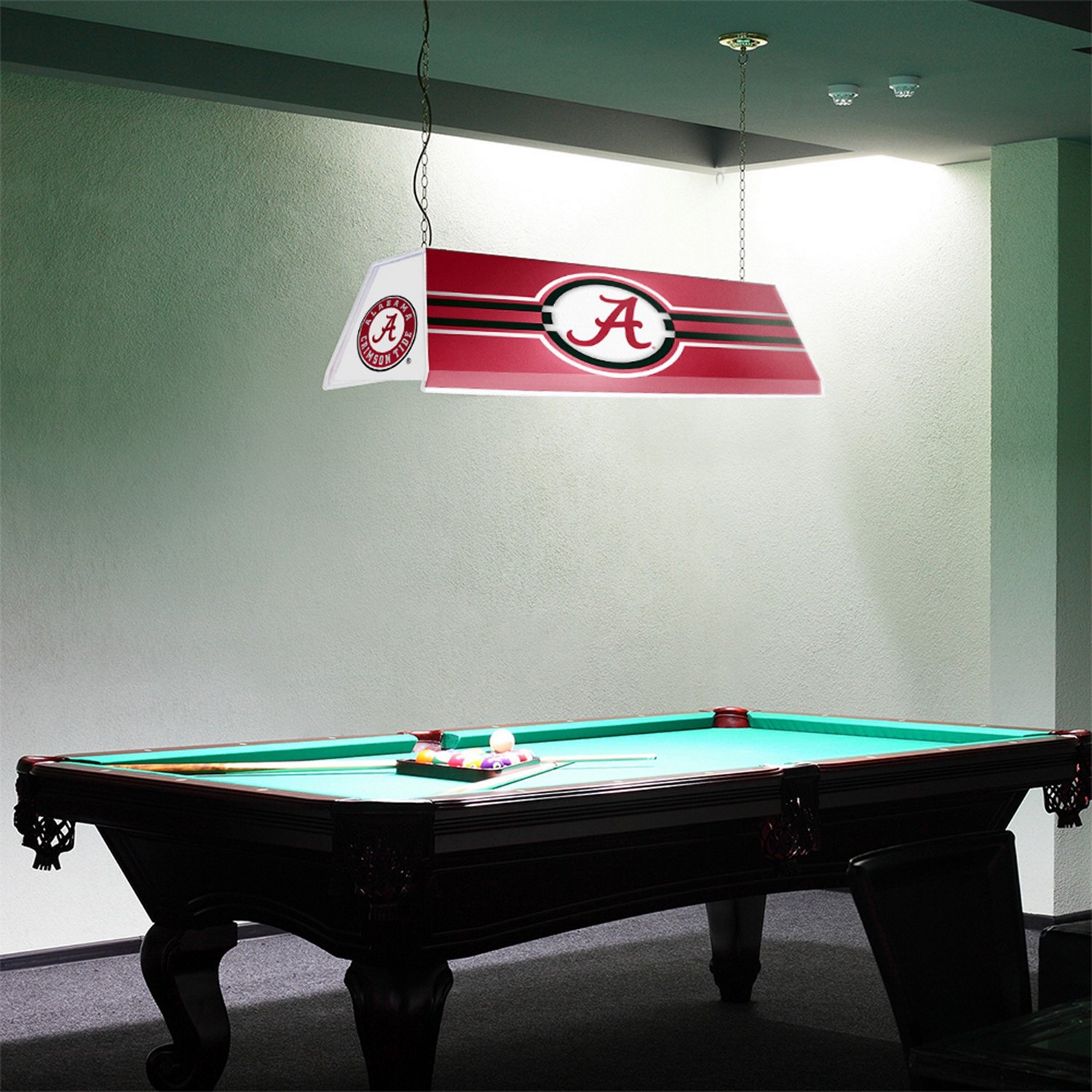 The Fan-Brand University of Alabama Edge Glow Pool Table Light - view number 4