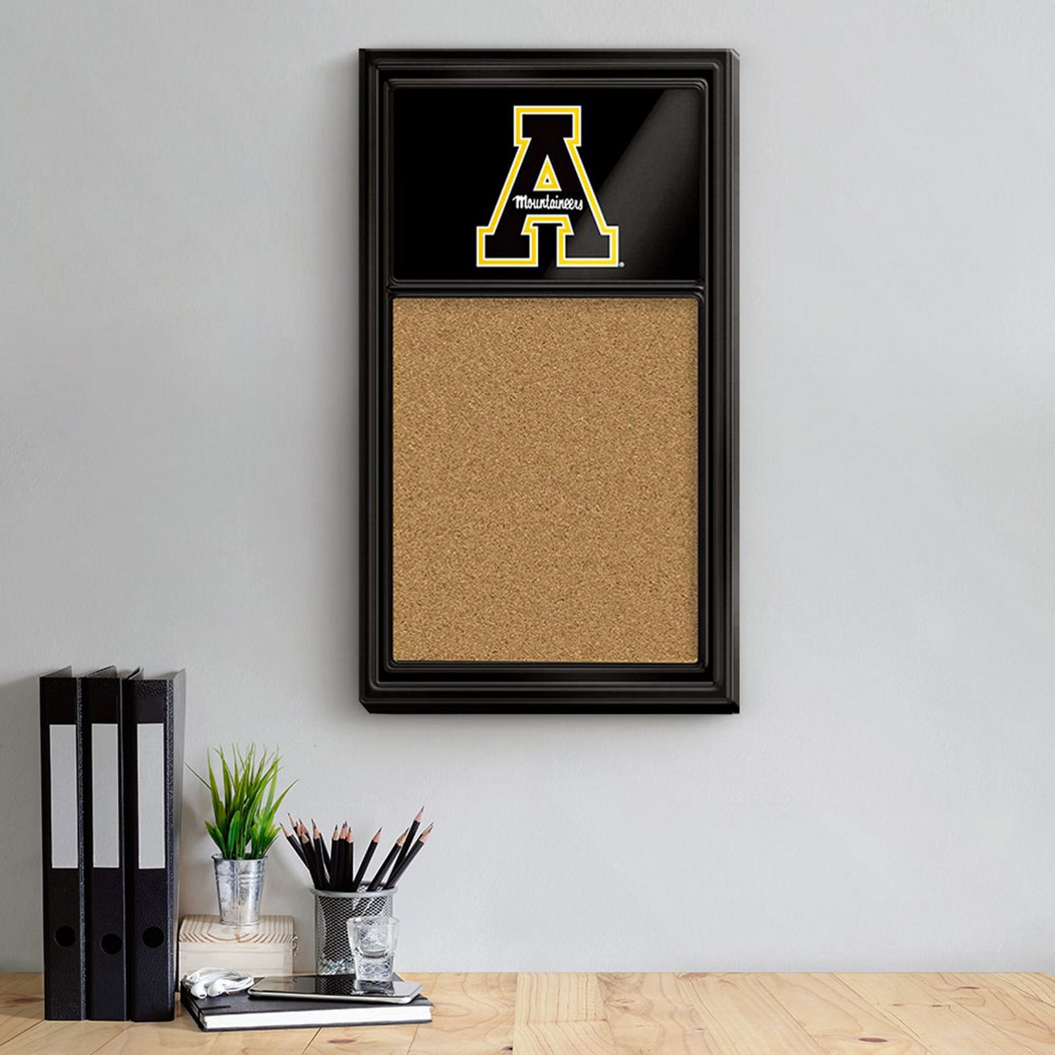 The Fan-Brand Appalachian State University Cork Note Board - view number 3
