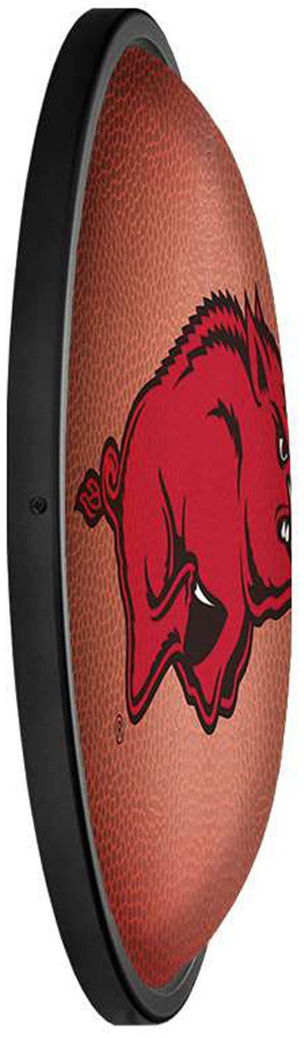 The Fan-Brand University of Arkansas Pigskin Oval Slimline Lighted Sign - view number 3