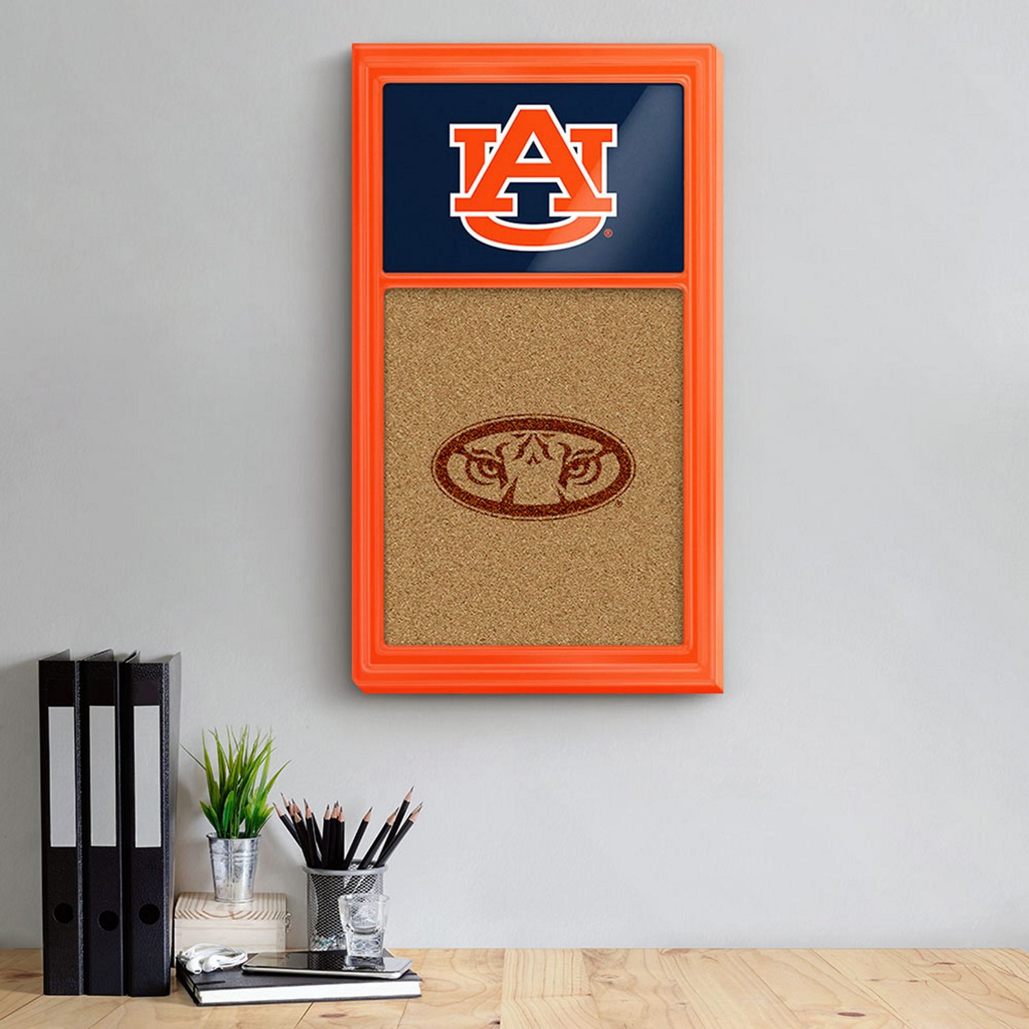 The Fan-Brand Auburn University Dual Logo Cork Note Board - view number 3