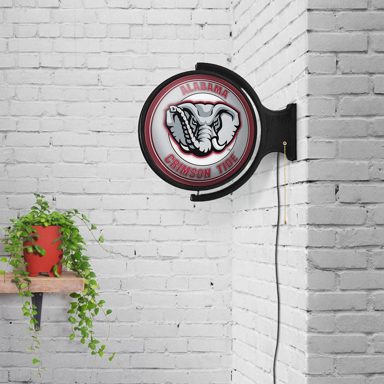 The Fan-Brand University of Alabama AL Logo Rotating Lighted Sign  - view number 4
