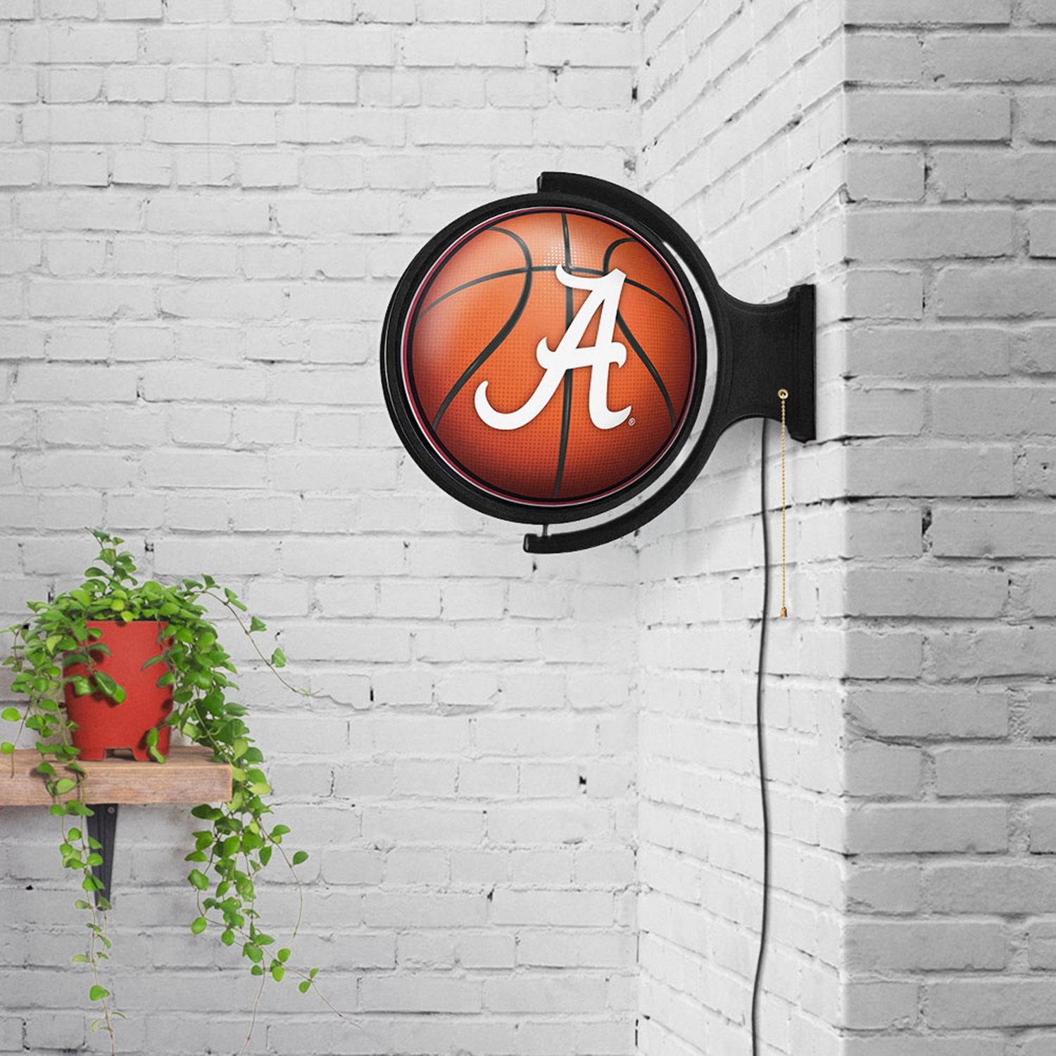 The Fan-Brand University of Alabama Rotating Lighted Wall Sign - view number 4