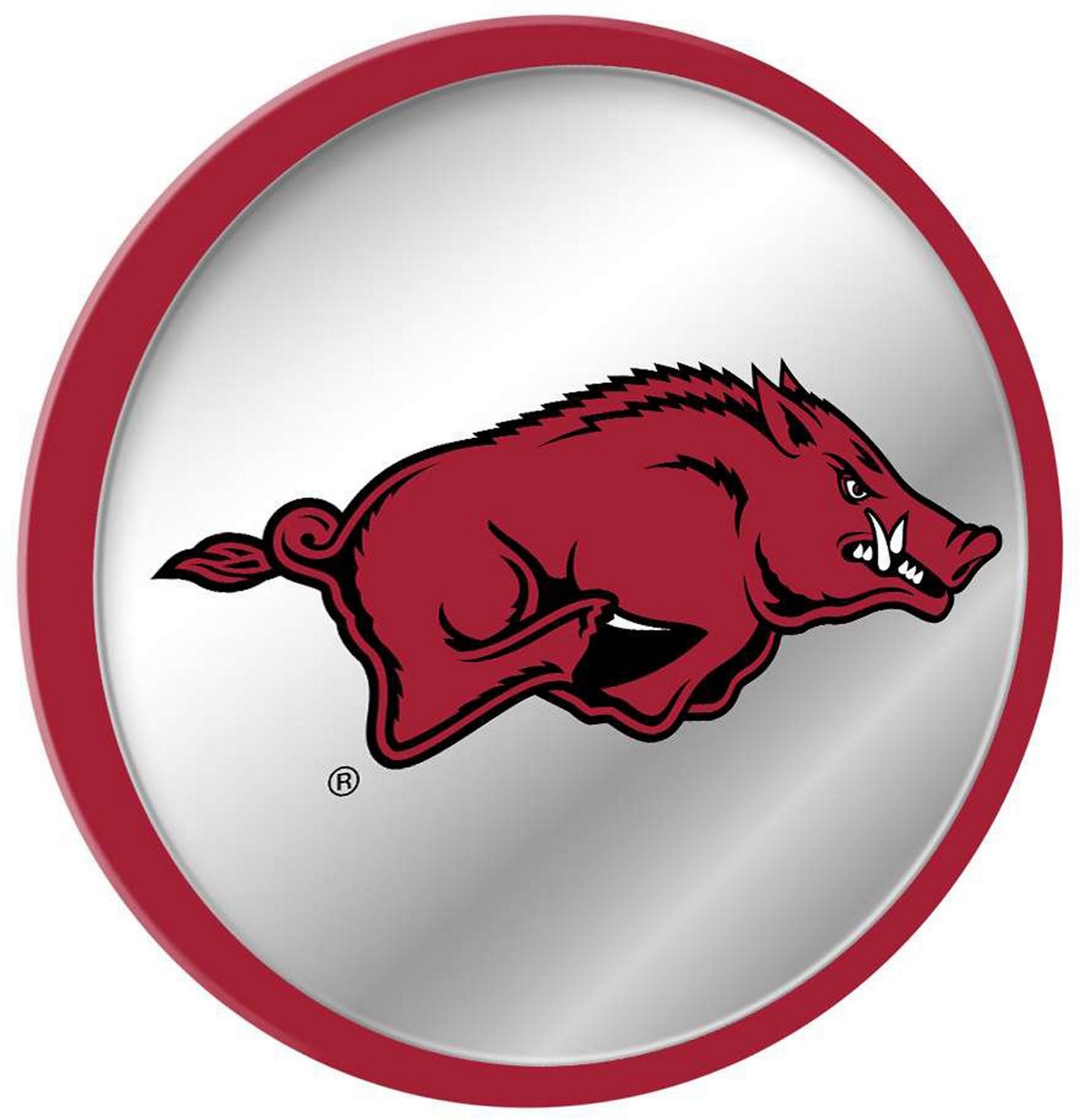 The Fan-Brand University of Arkansas Mascot Modern Mirrored Disc Sign - view number 2