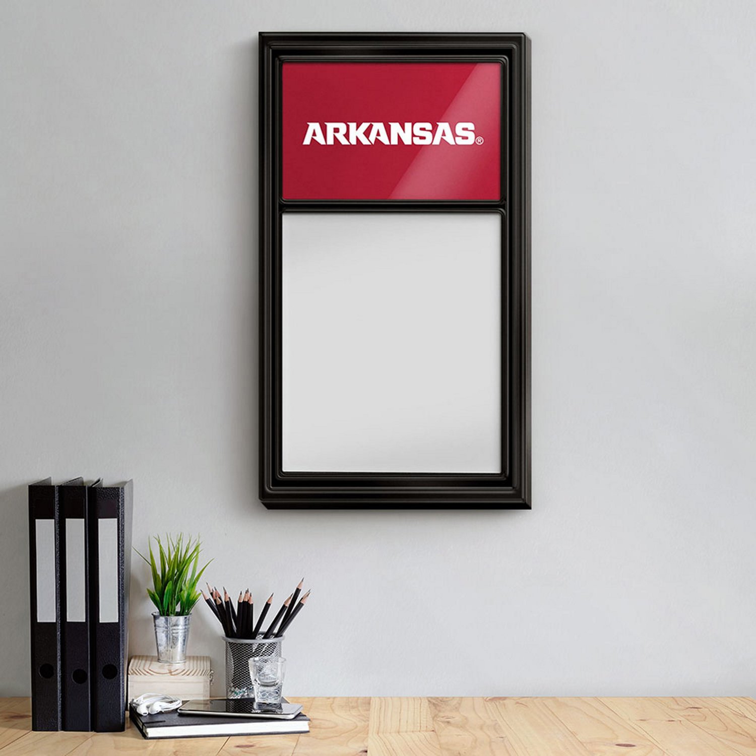 The FanBrand University of Arkansas Dry Erase Note Board Academy