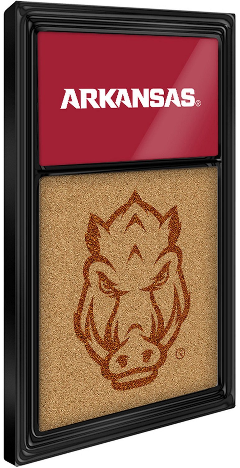 The Fan-Brand University of Arkansas Dual Logo Cork Note Board - view number 2