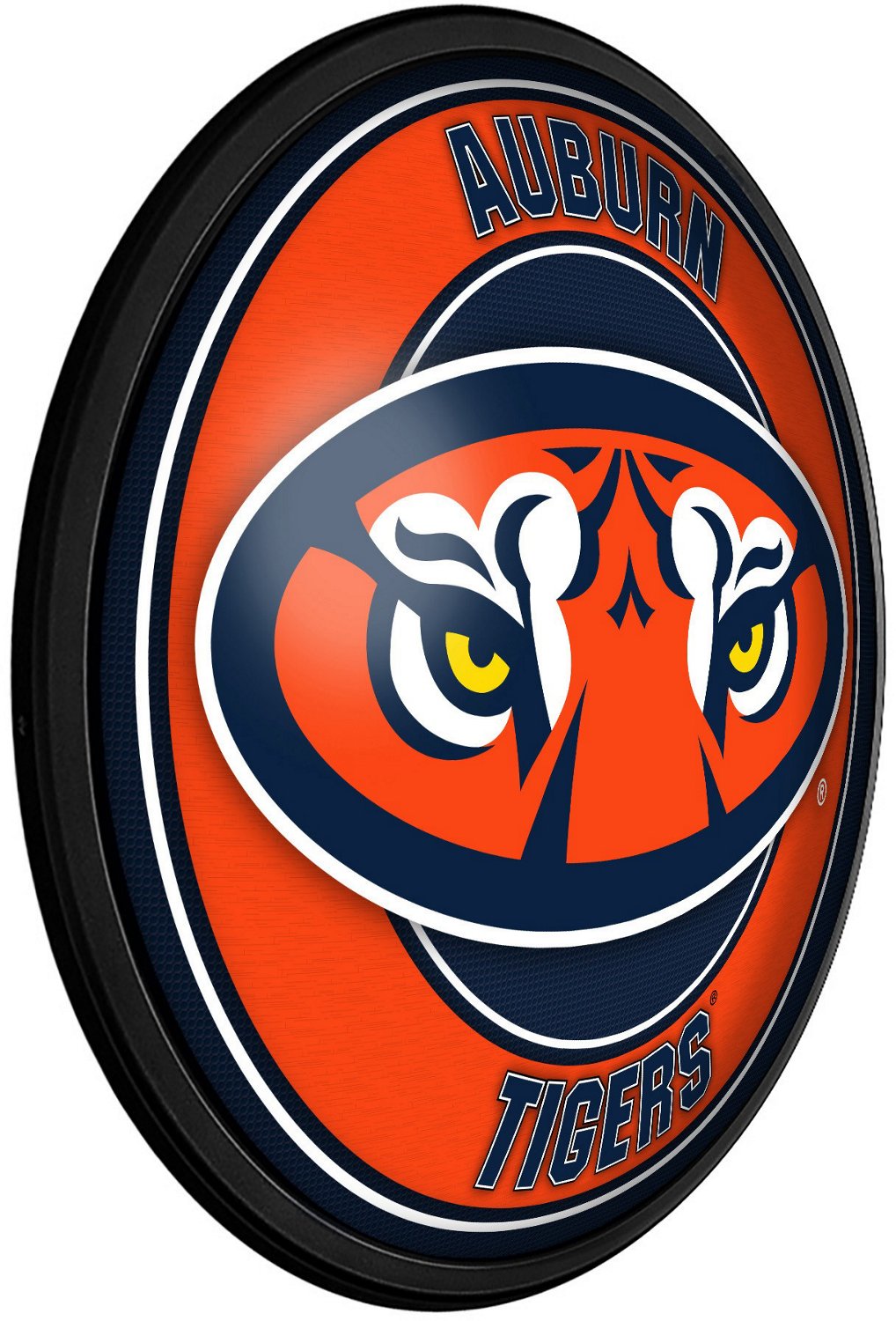 The Fan-Brand Auburn University Tiger Eyes Round Slimline Lighted Sign - view number 2