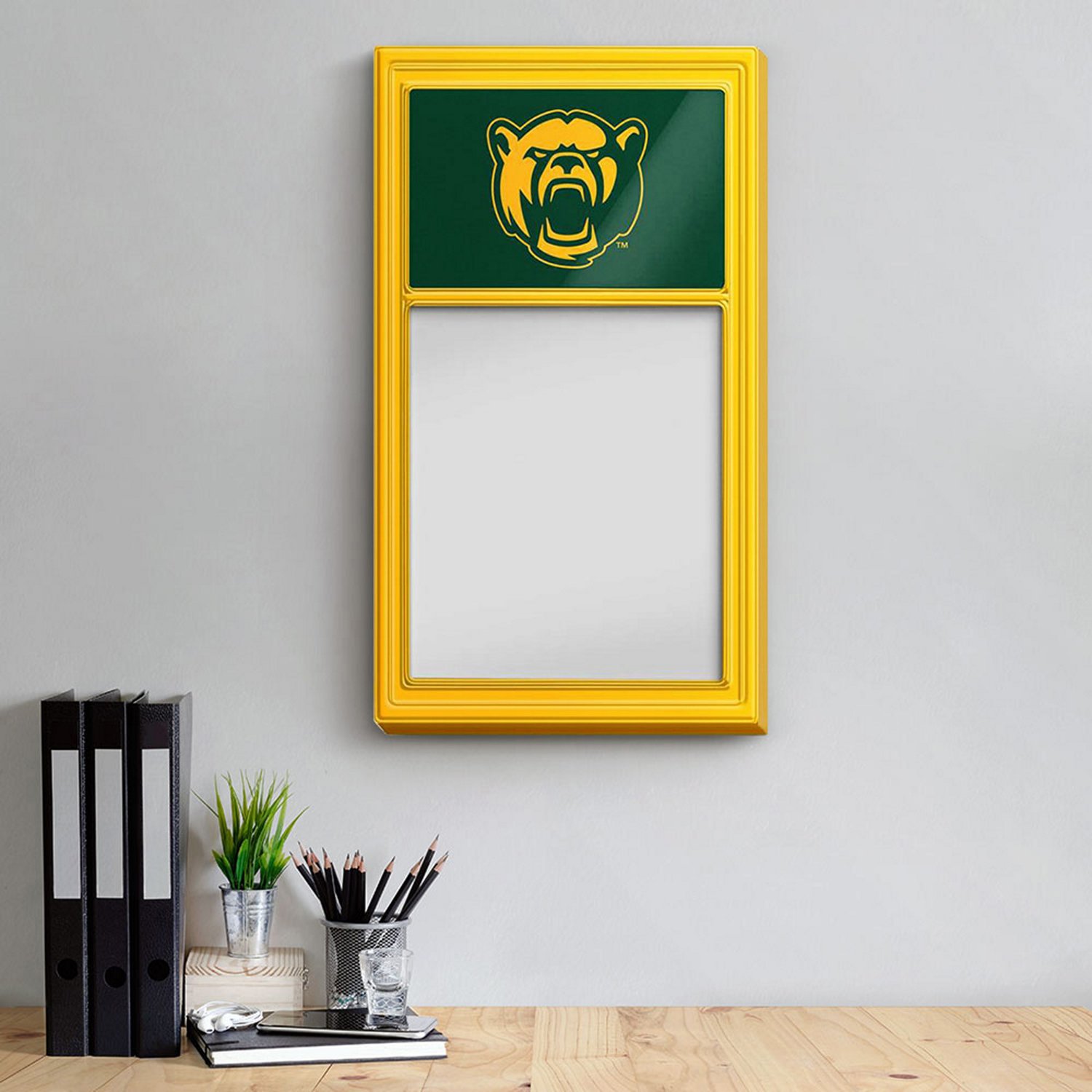 The Fan-Brand Baylor University Bear Logo Dry Erase Note Board - view number 3