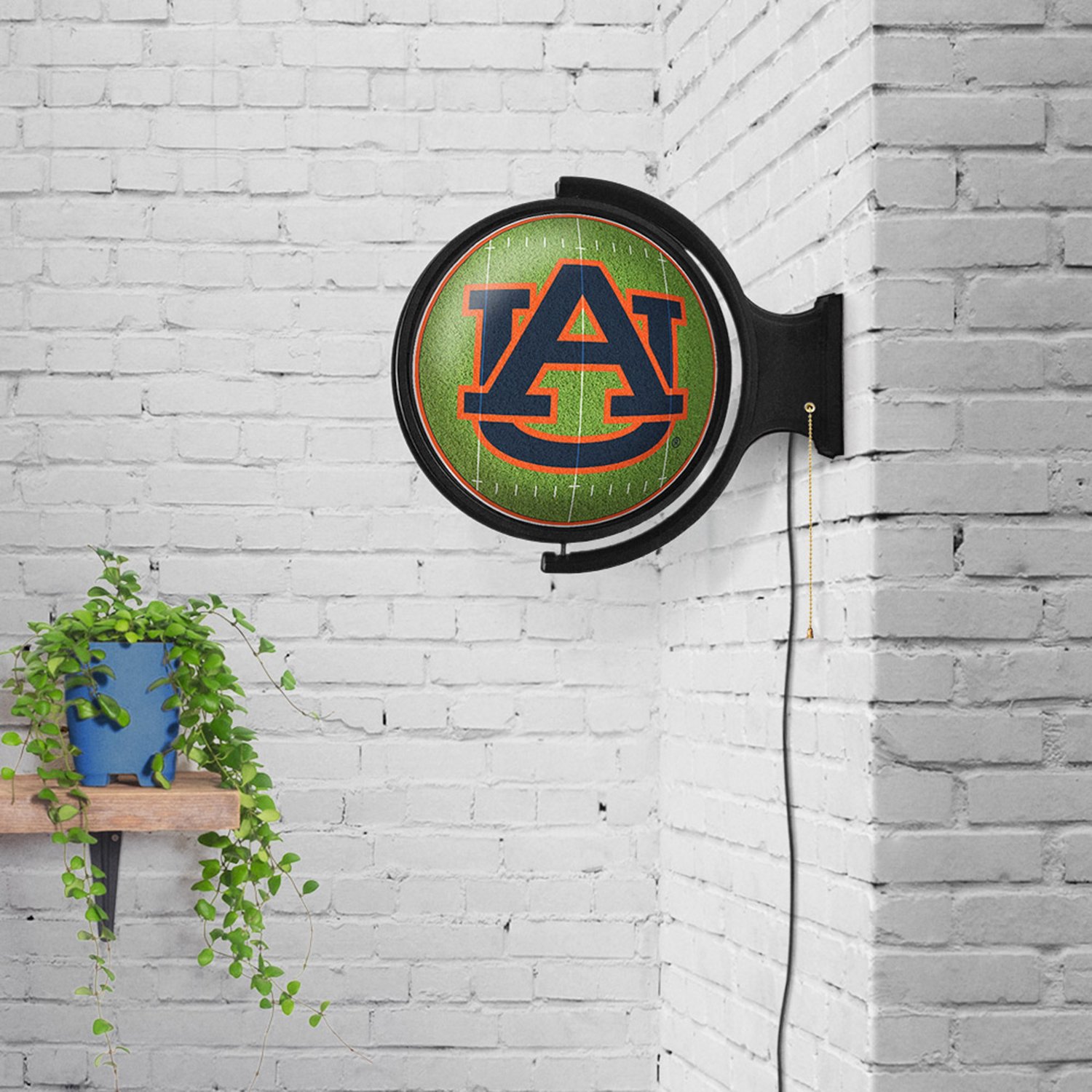 The Fan-Brand University of Auburn On the 50 Rotating Lighted Sign  - view number 3