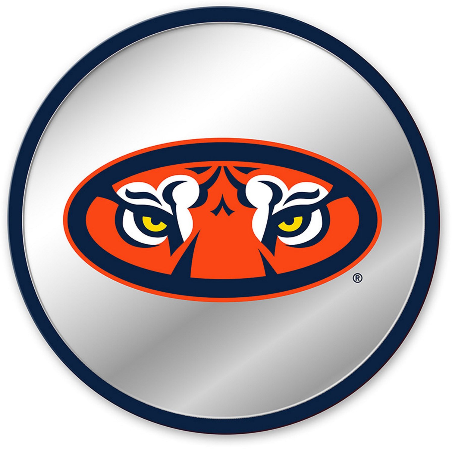 The Fan-Brand Auburn University Mascot Modern Mirrored Disc Sign