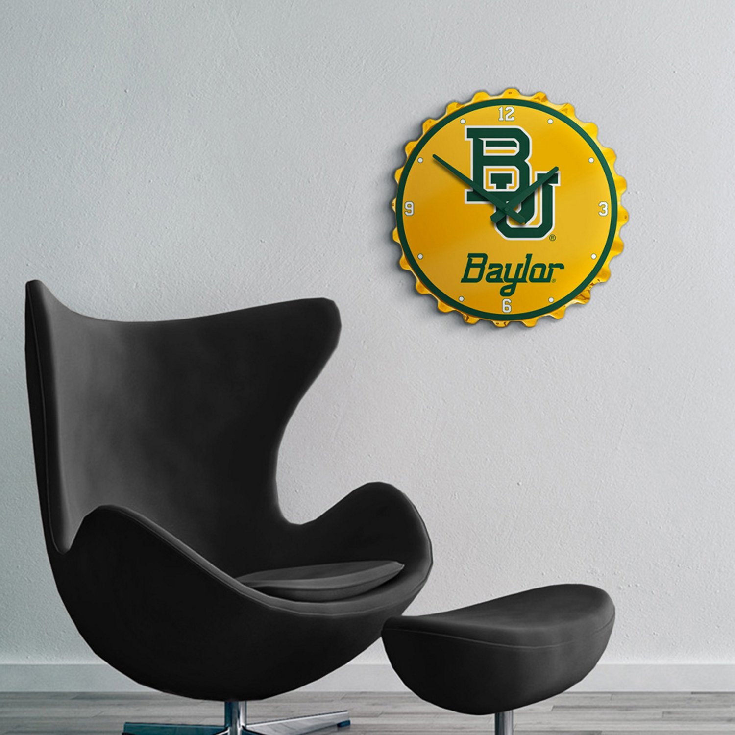 The Fan-Brand Baylor University Script Bottle Cap Clock  - view number 3