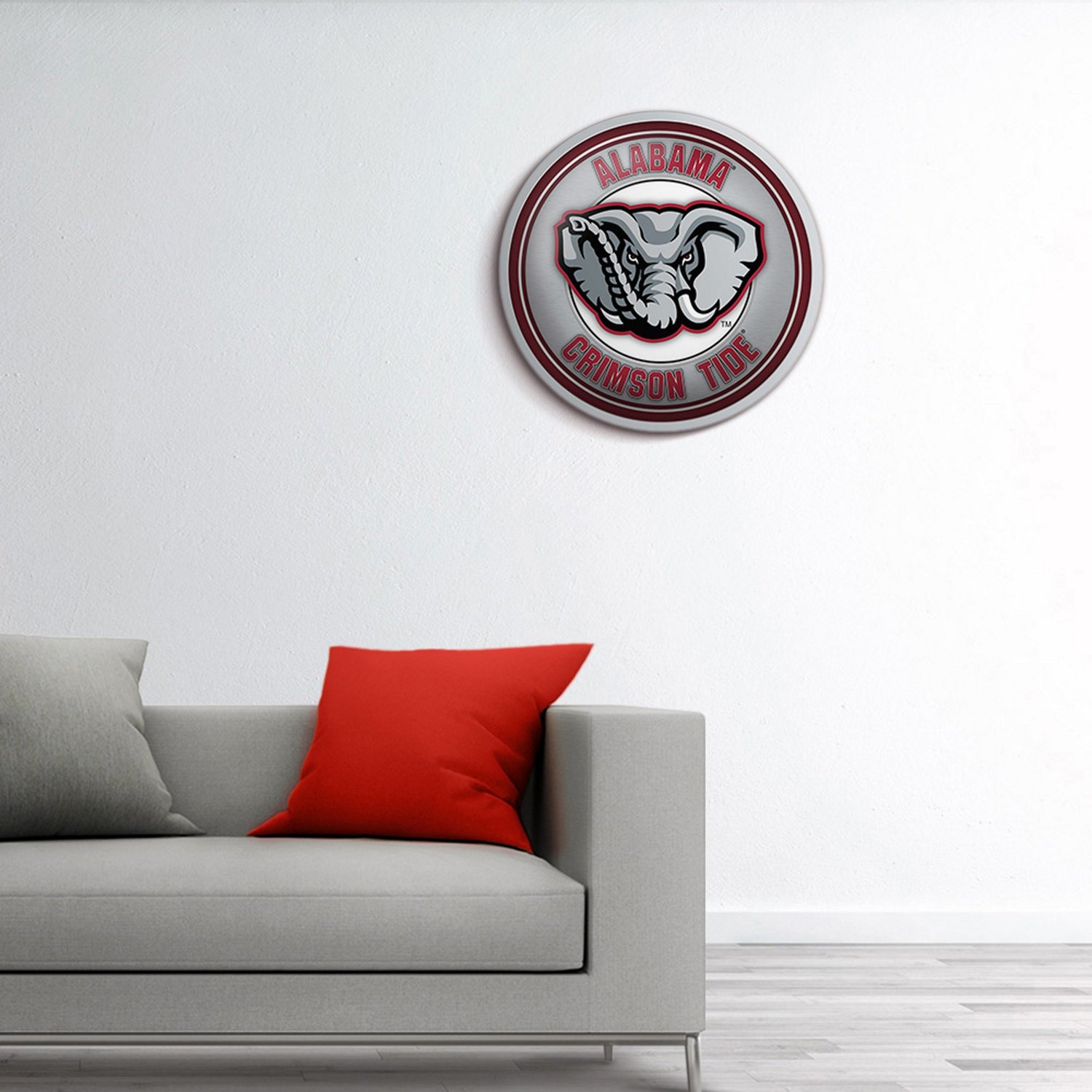 The Fan-Brand University of Alabama Al Logo Modern Mirrored Disc Sign - view number 3