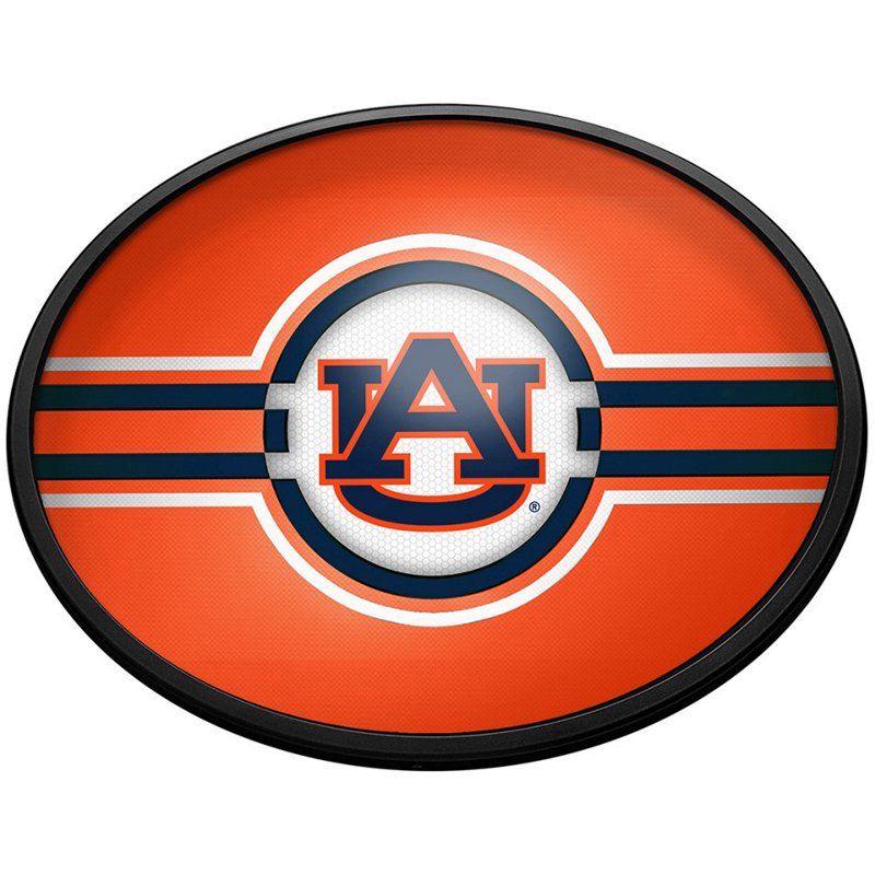 The FanBrand Auburn University Oval Slimline Lighted Sign