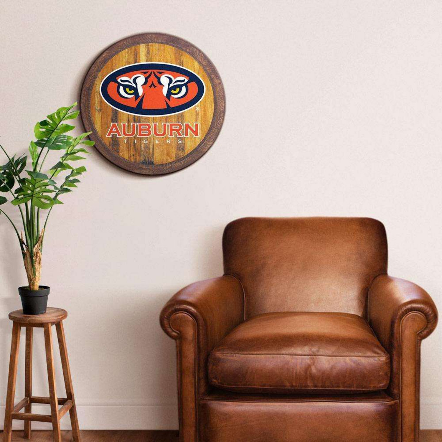 The Fan-Brand University of Auburn Faux Barrel Top Sign  - view number 3