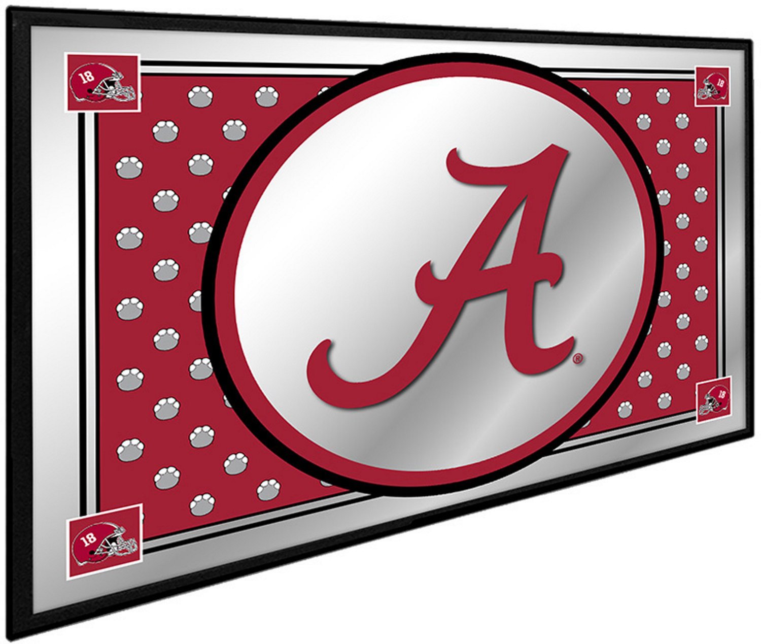 The Fan-Brand University of Alabama Team Spirit Framed Mirrored Wall Sign - view number 2