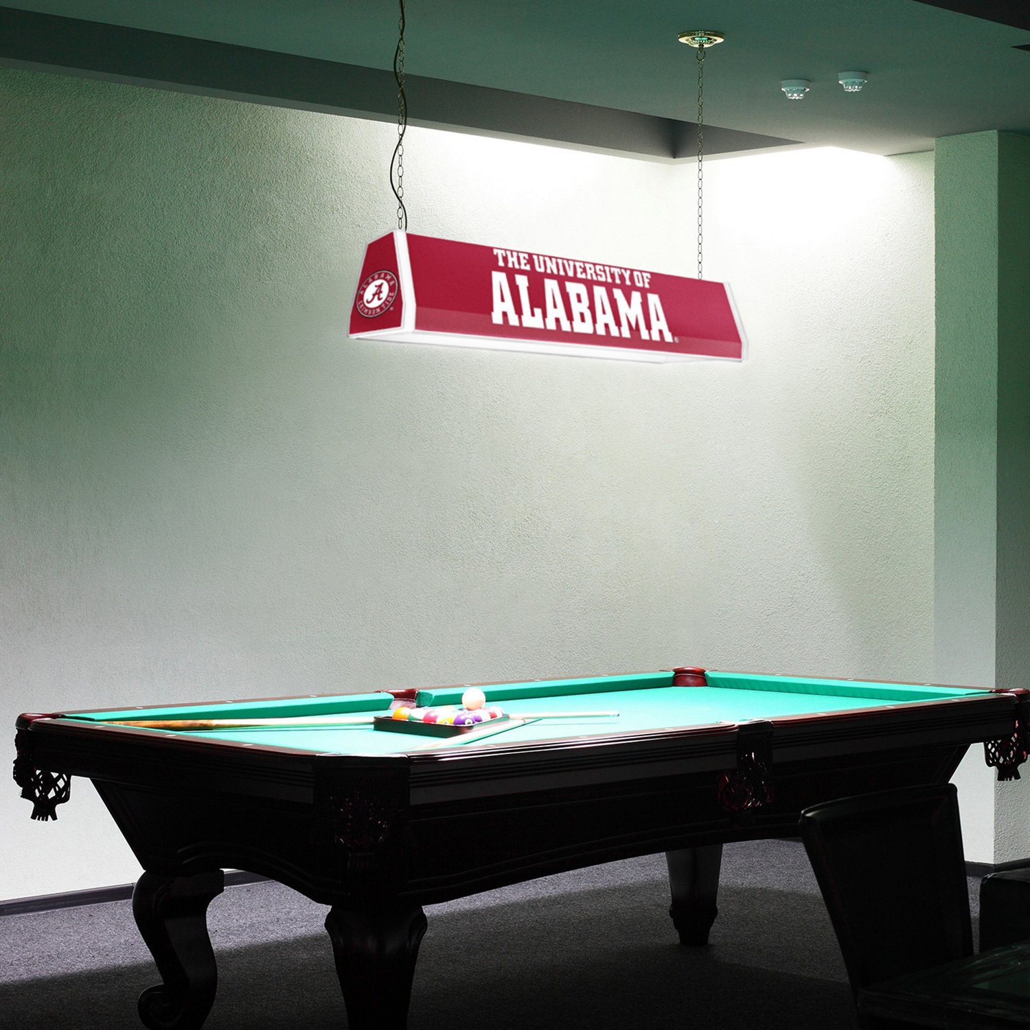The Fan-Brand University of Alabama Standard Pool Table Light - view number 4