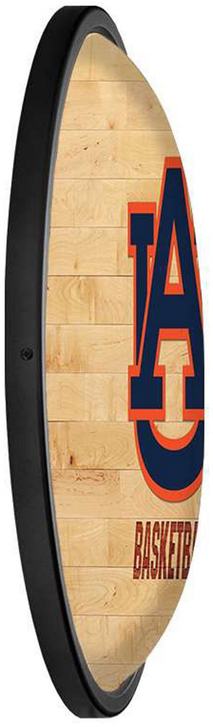 The Fan-Brand Auburn University Hardwood Oval Slimline Lighted Sign - view number 3