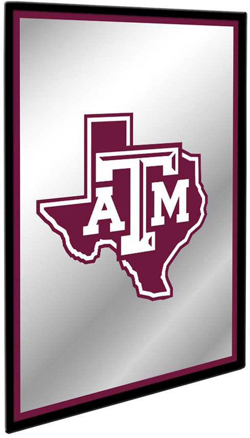 The Fan-Brand Texas A&M University: Texas Framed Mirrored Wall Sign - view number 2