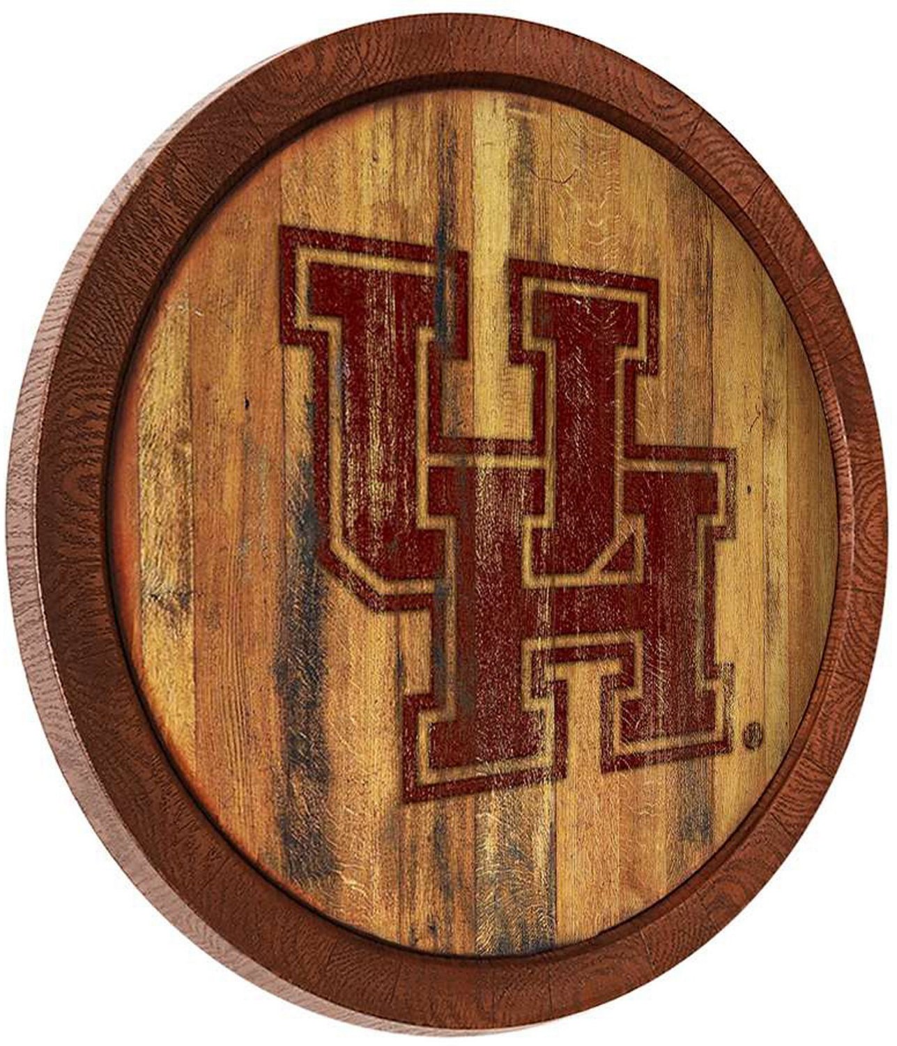 The Fan-Brand University of Houston Branded Faux Barrel Top Sign  - view number 2