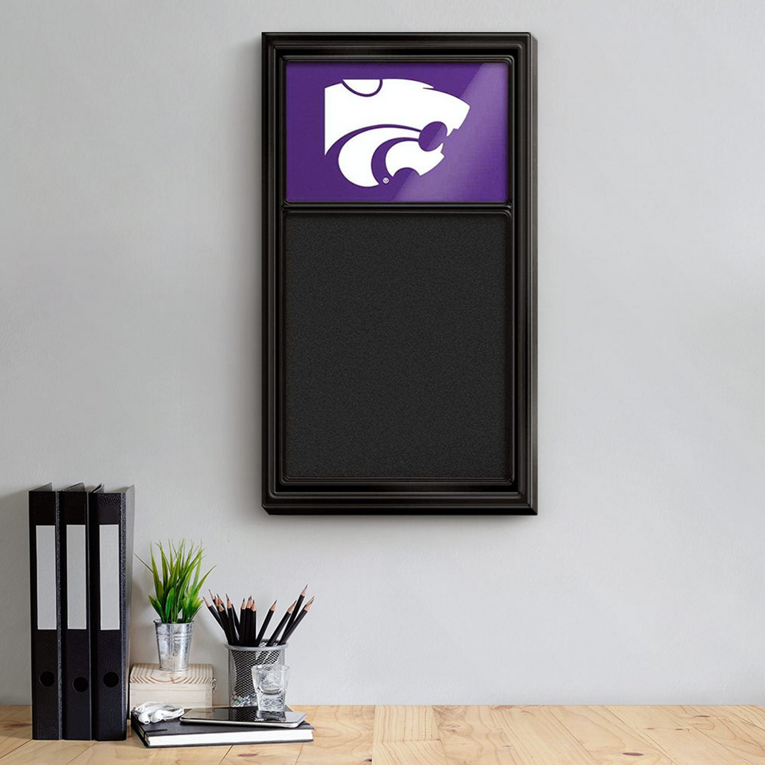 The Fan-Brand Kansas State University Chalk Note Board - view number 3