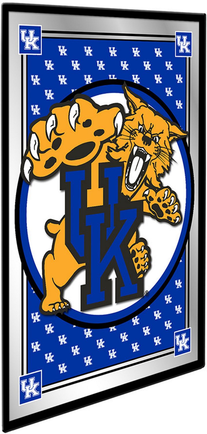 The Fan-Brand University of Kentucky Team Spirit Mascot Framed Mirrored Wall Sign - view number 2