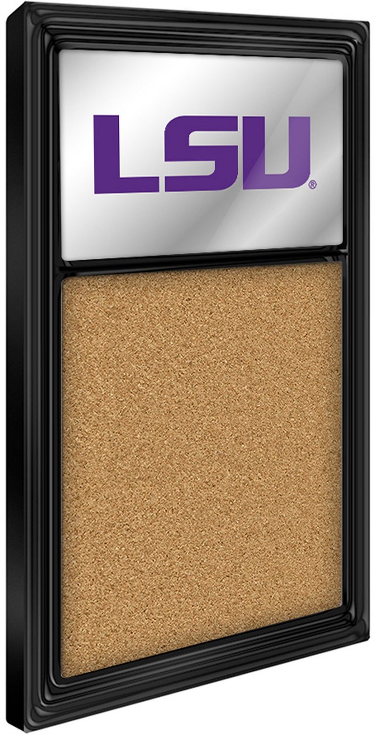 The Fan-Brand Louisiana State University Mirrored Cork Note Board - view number 2