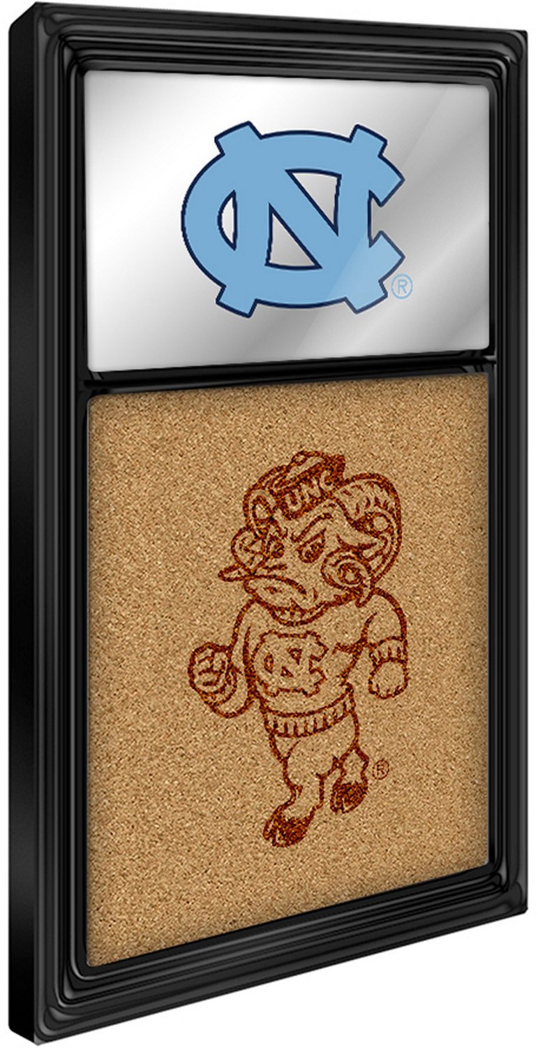 The Fan-Brand University of North Carolina Dual Logo Mirrored Cork Note Board - view number 2