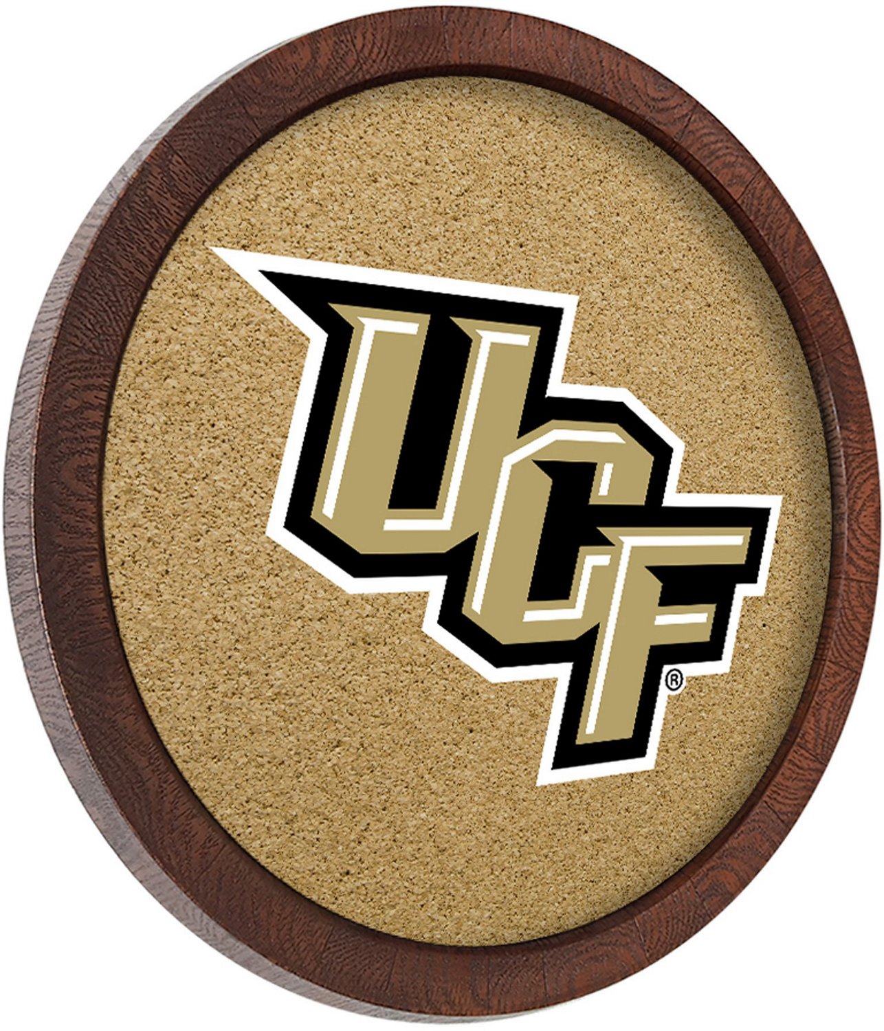 The Fan-Brand University of Central Florida “Faux” Barrel Framed Cork Board - view number 2