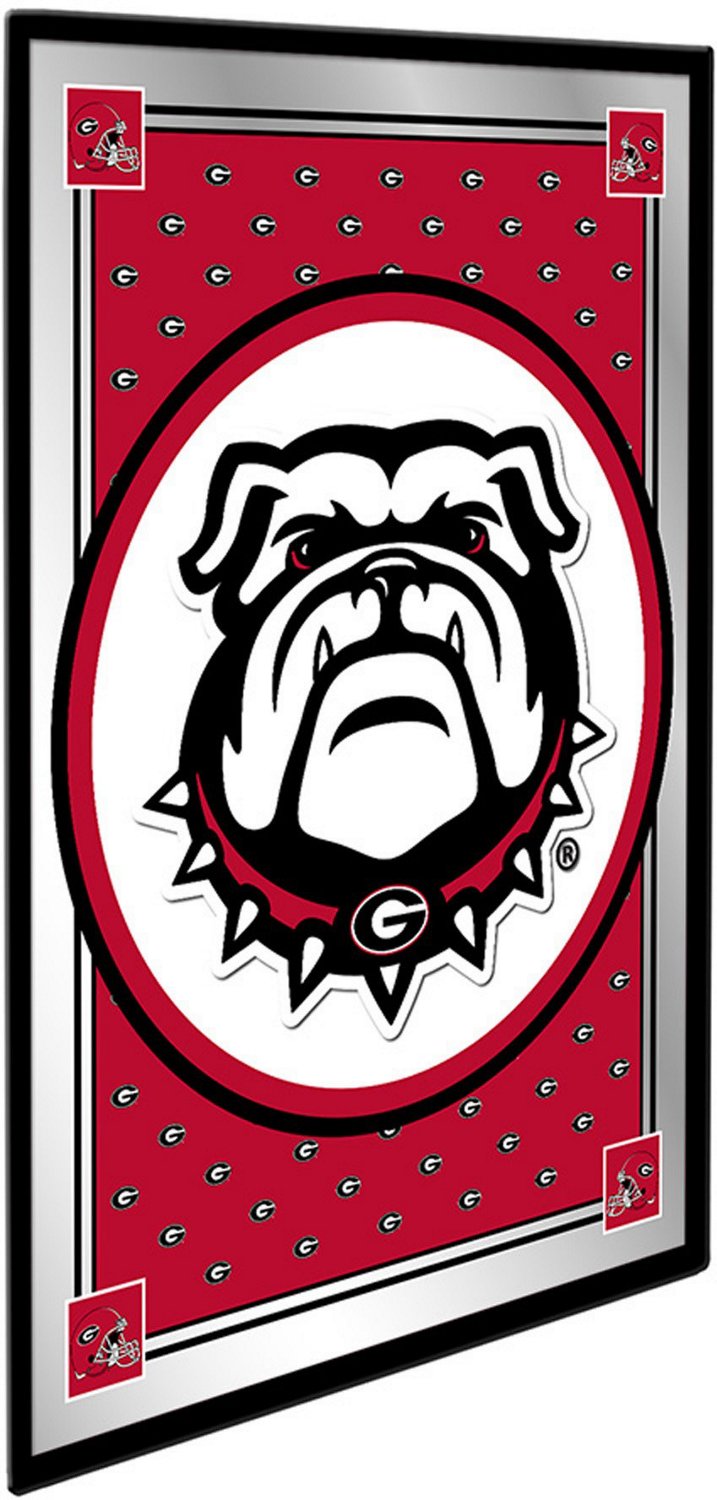 The Fan-Brand University of Georgia Team Spirit UGA Framed Mirrored Wall Sign                                                    - view number 2