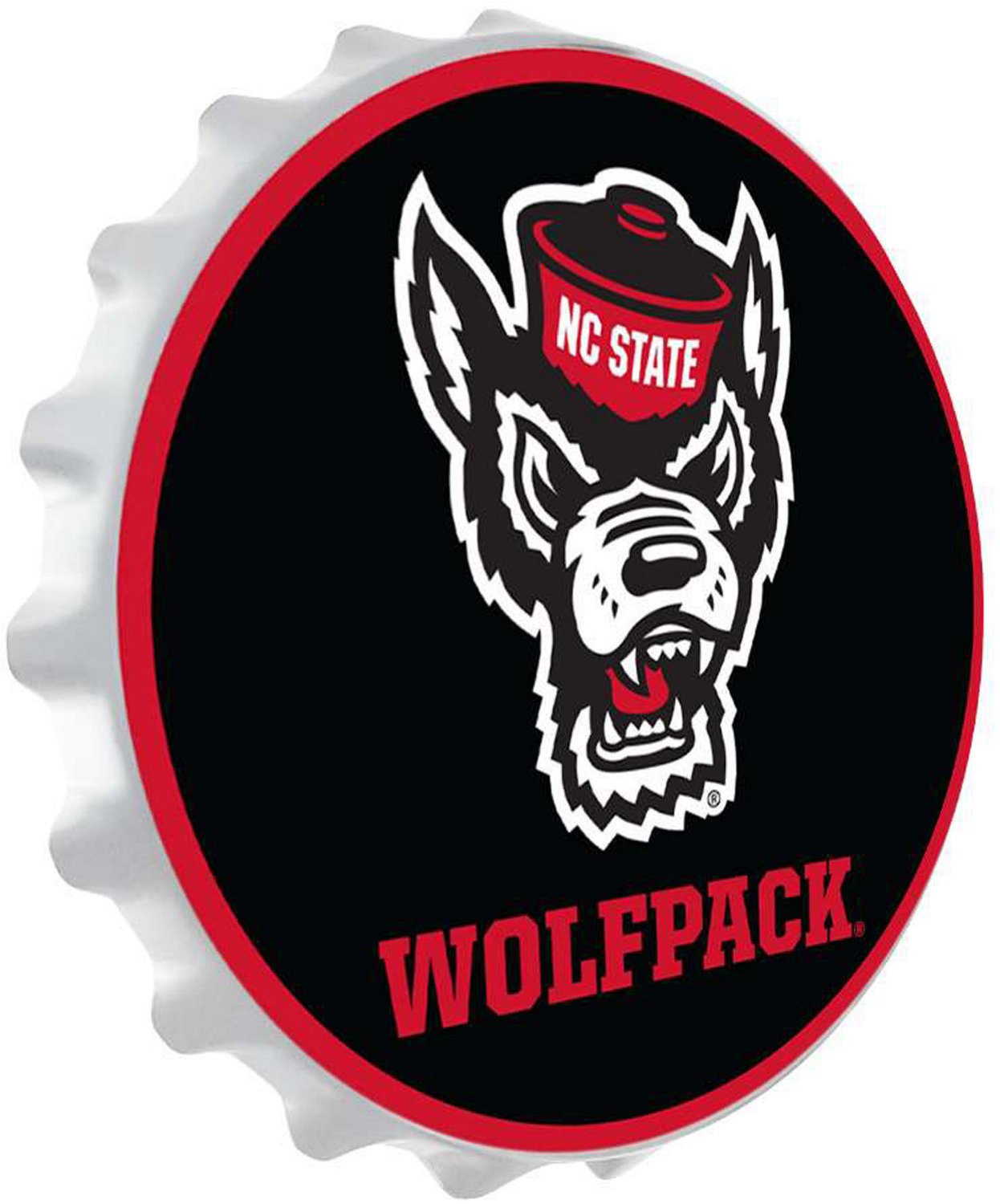 The Fan-Brand North Carolina State University Tuffy Bottle Cap Wall Sign - view number 2