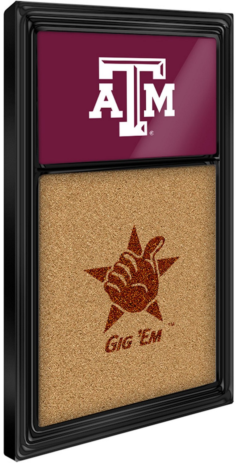 The Fan-Brand Texas A&M University Dual Logo Cork Note Board - view number 2