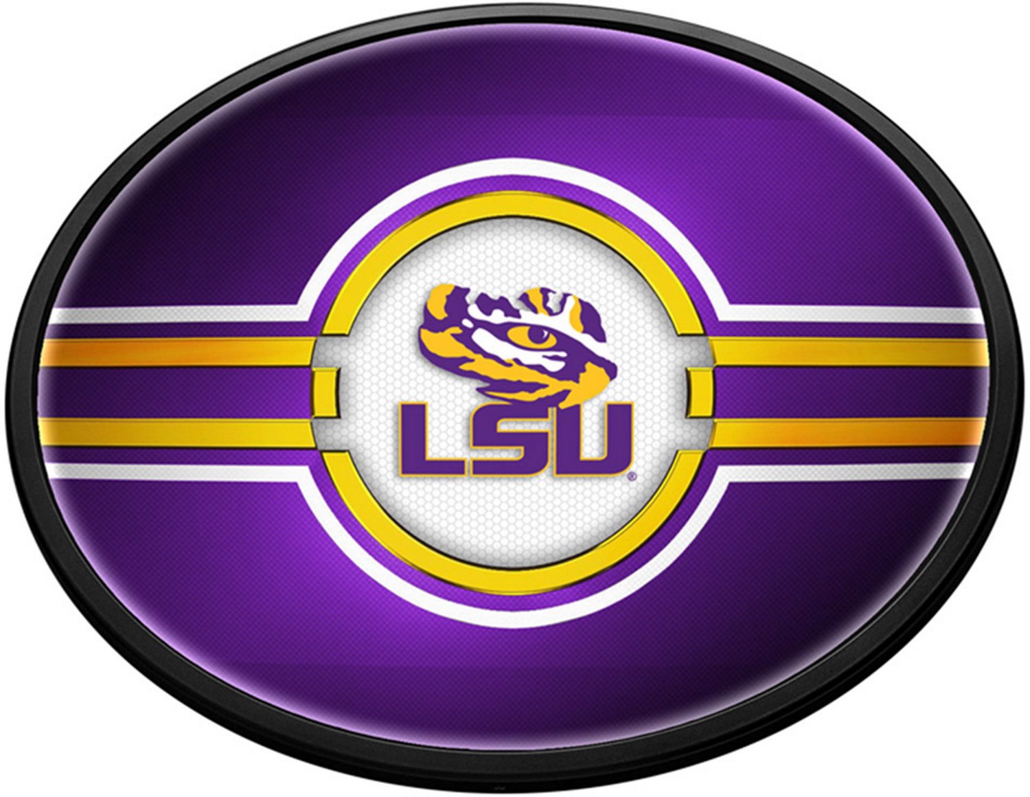 The Fan-Brand Louisiana State University Oval Slimline Lighted Wall Sign