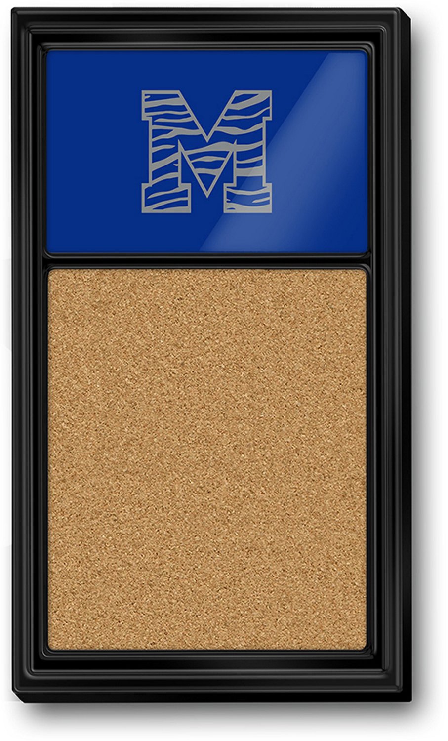 The Fan-Brand University of Memphis Striped M Cork Note Board