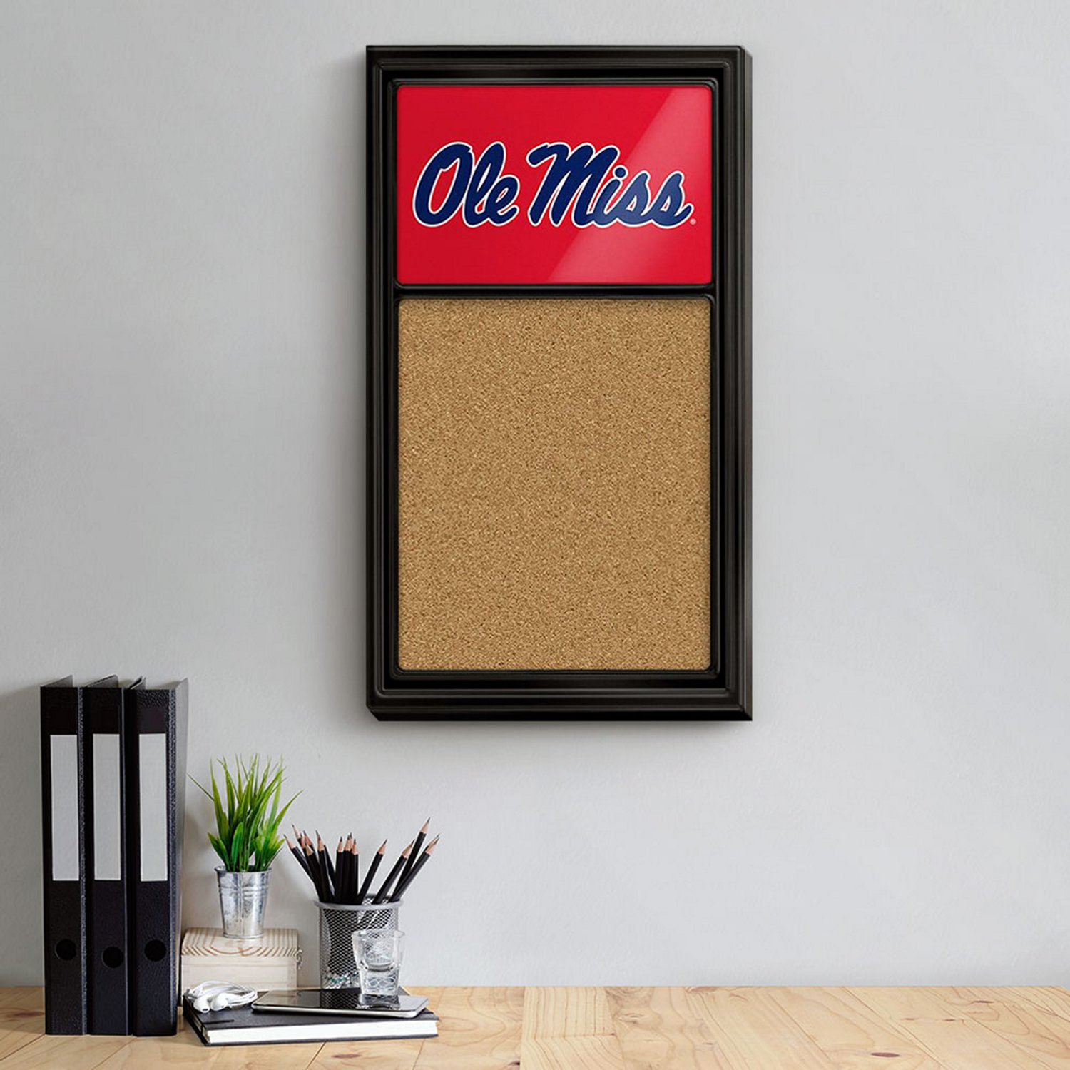 The Fan-Brand University of Mississippi Cork Note Board - view number 3