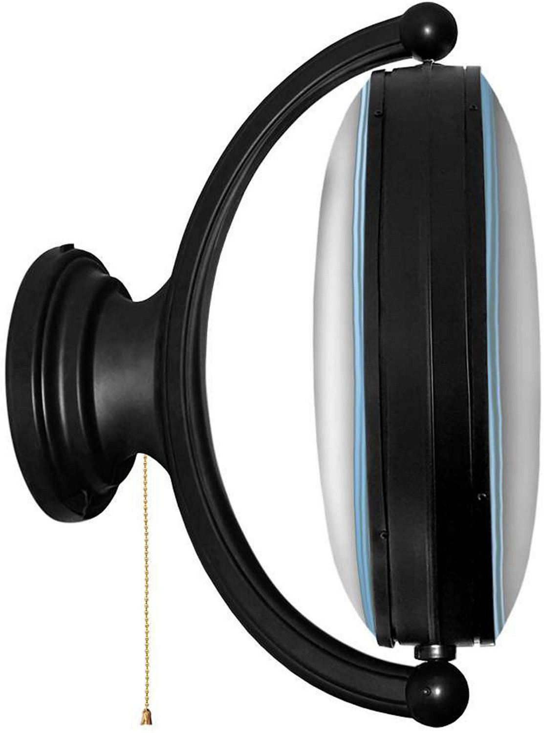 The Fan-Brand University of North Carolina Logo Original Oval Rotating Lighted Sign  - view number 3