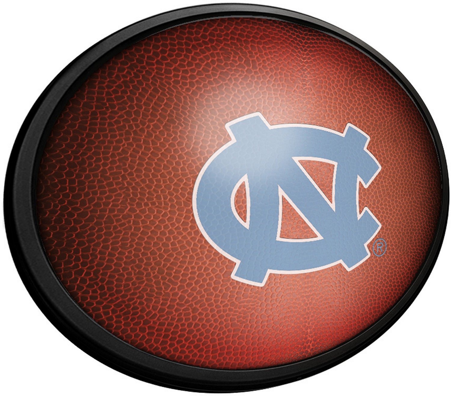 The Fan-Brand University of North Carolina Pigskin Oval Slimline Lighted Wall Sign - view number 2