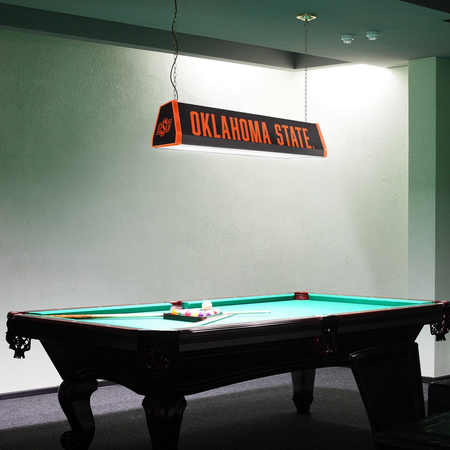 The Fan-Brand Oklahoma State University Standard Pool Table Light - view number 4