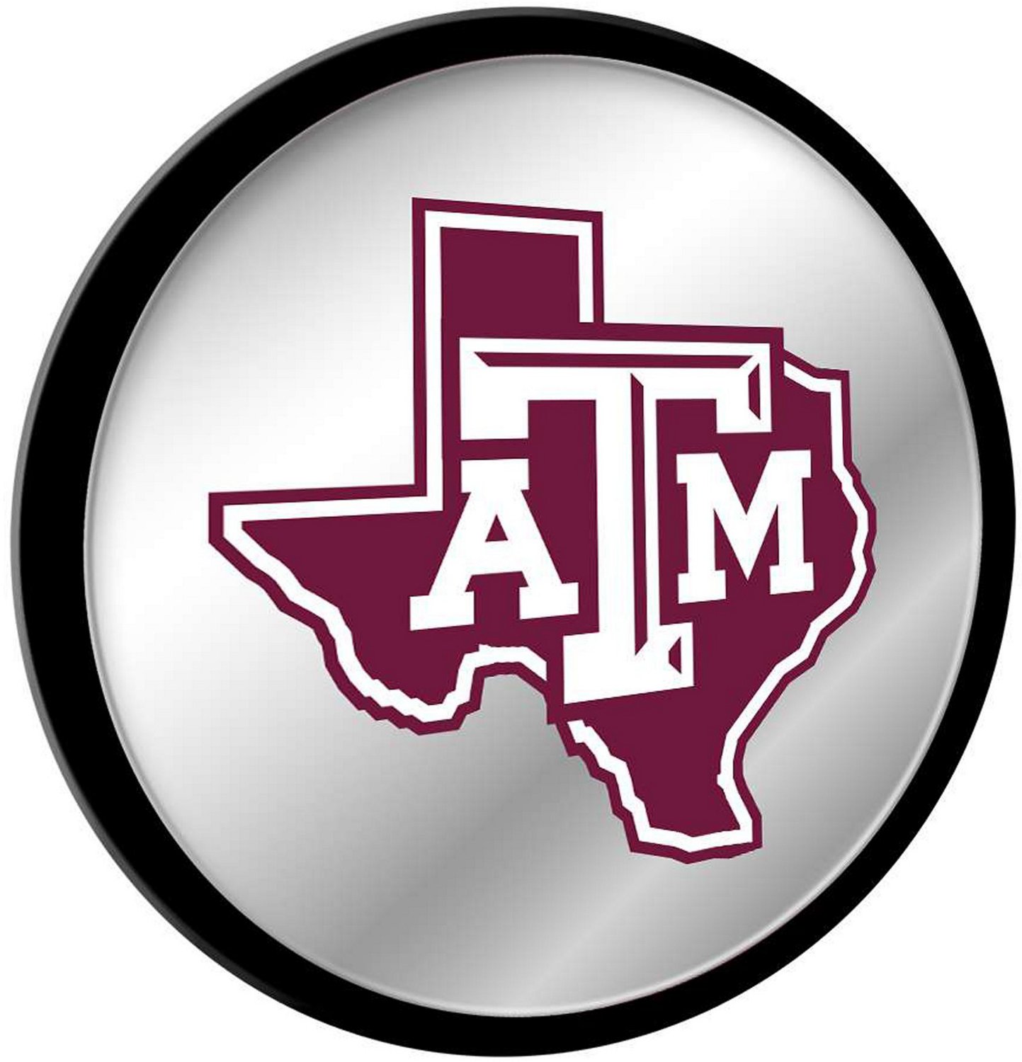 The Fan-Brand Texas A&M University Mascot Modern Disc Mirrored Wall Sign - view number 2