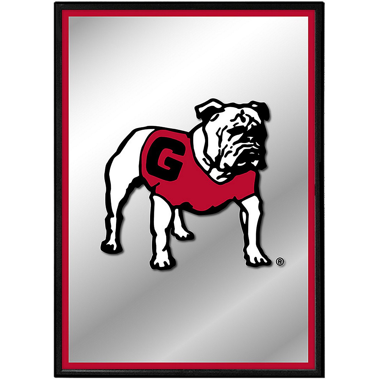 The Fan-Brand University of Georgia UGA Framed Mirrored Wall Sign                                                                - view number 1
