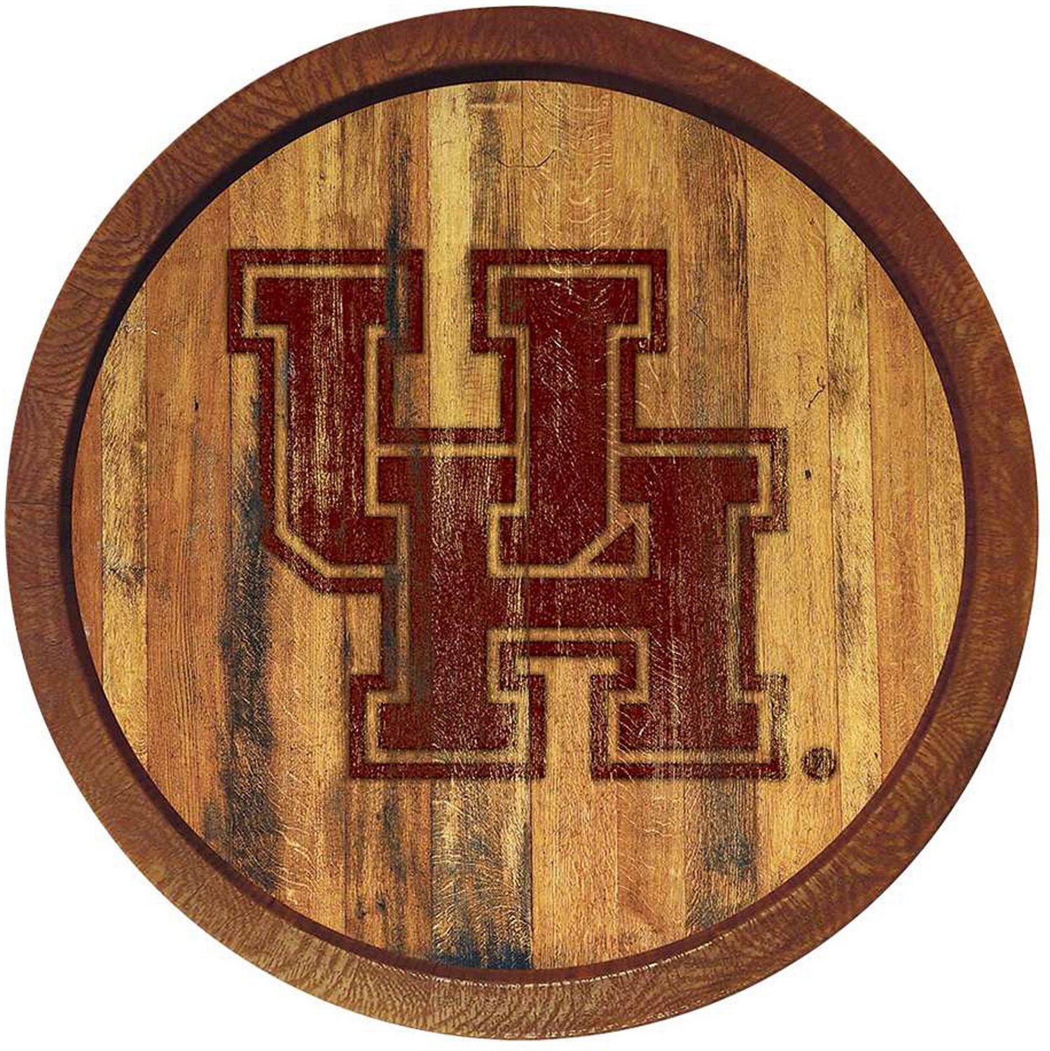 The Fan-Brand University of Houston Branded Faux Barrel Top Sign  - view number 1