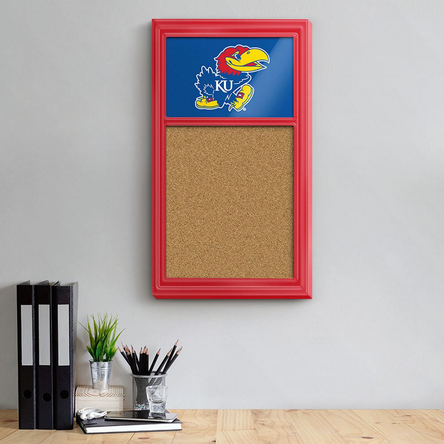 The Fan-Brand University of Kansas Cork Note Board - view number 3