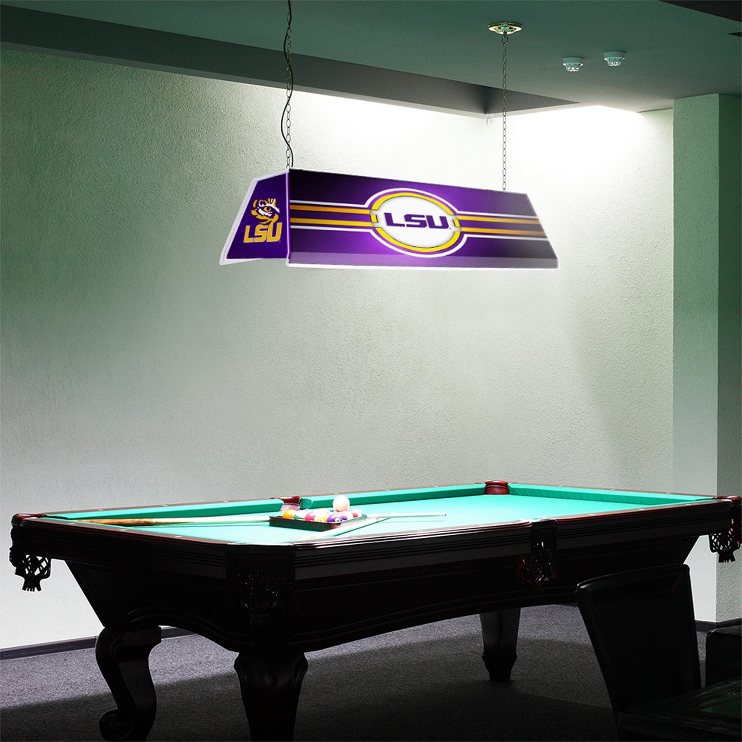 The Fan-Brand Louisiana State University Edge Glow Pool Table Light - view number 4