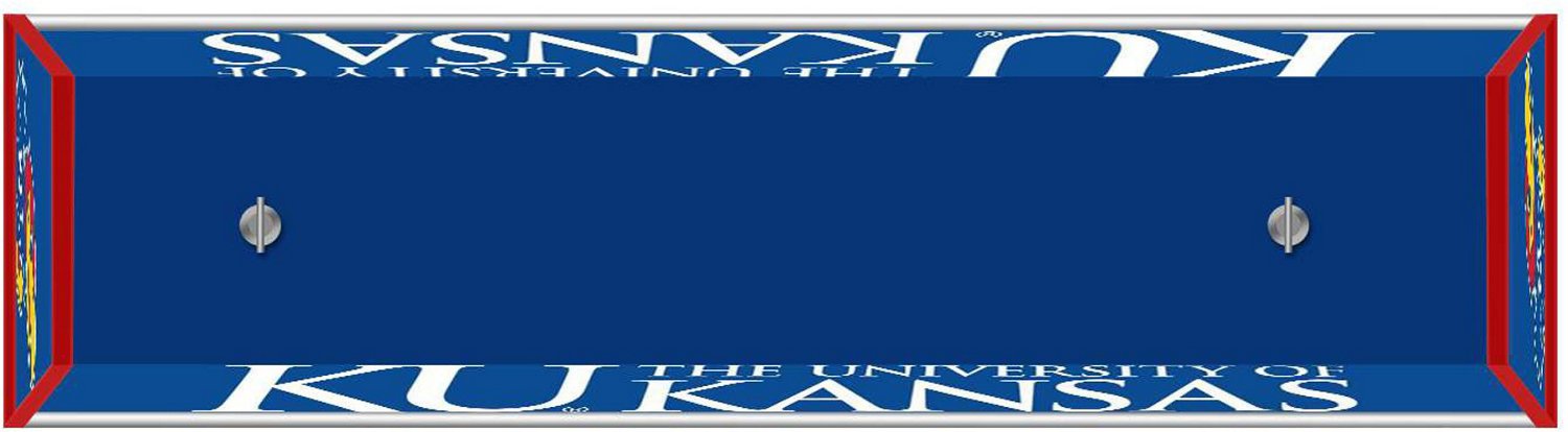 The Fan-Brand University of Kansas Standard Pool Table Light - view number 2