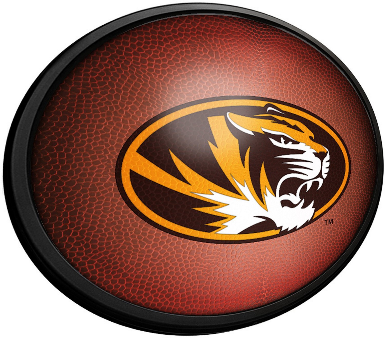 The Fan-Brand University of Missouri Pigskin Oval Slimline Lighted Sign - view number 2
