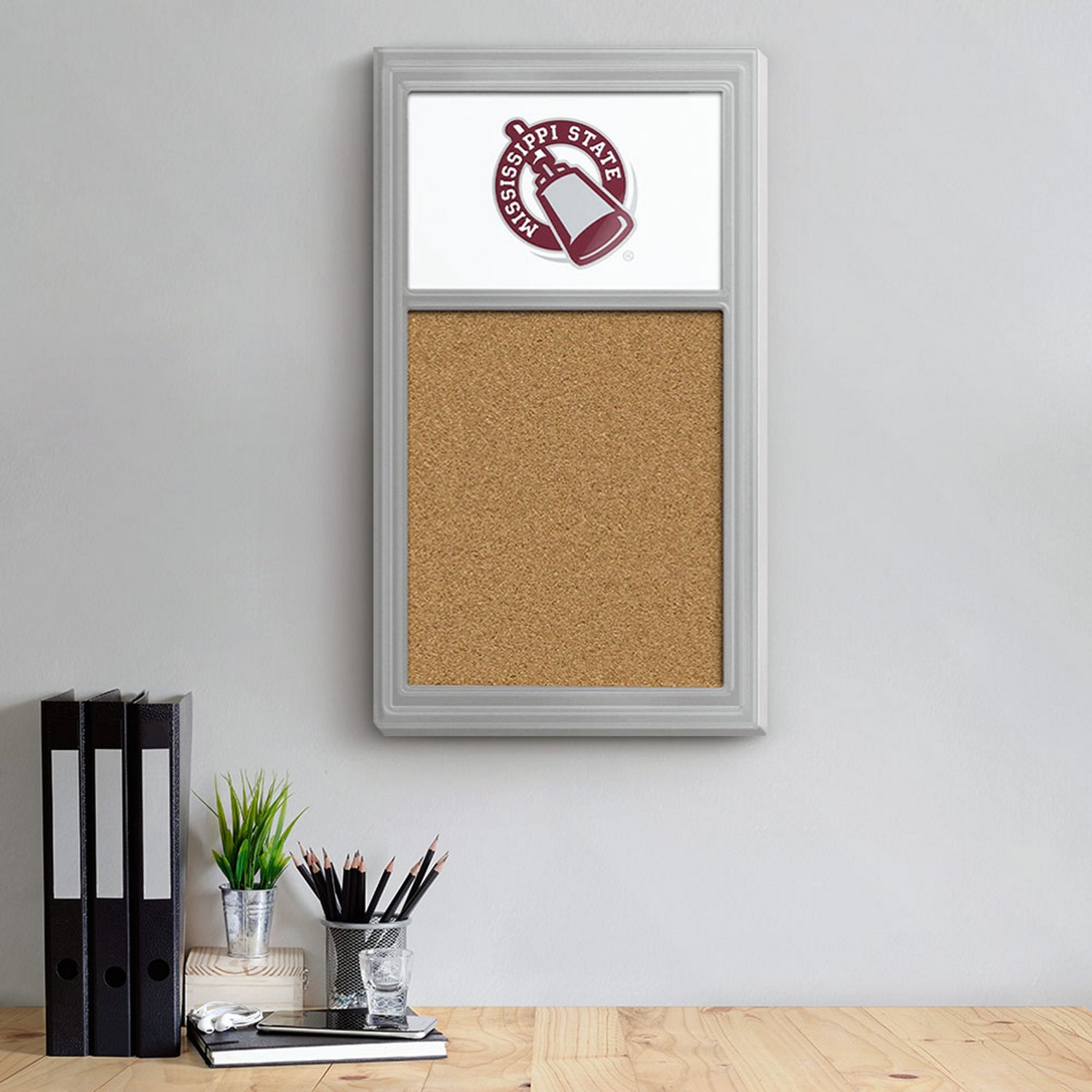 The Fan-Brand Mississippi State University Bell Cork Note Board - view number 3