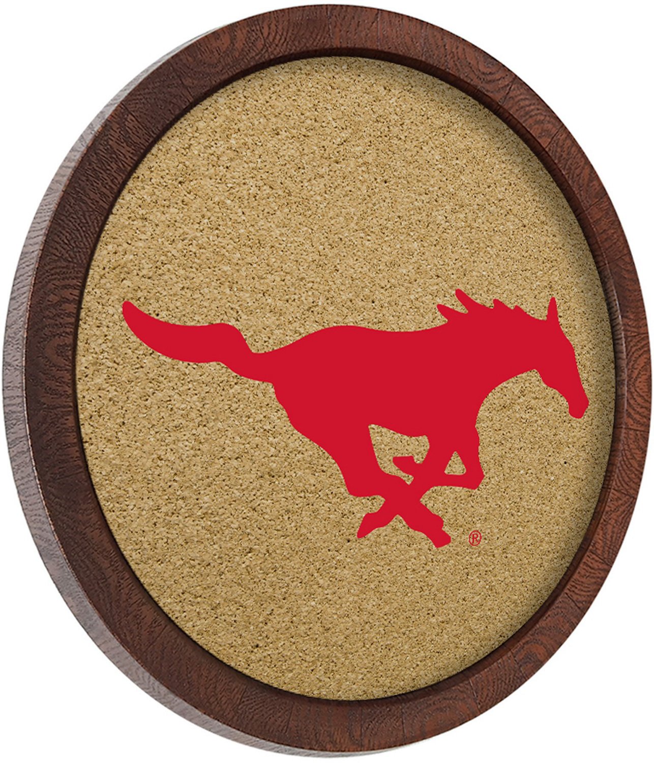 The Fan-Brand Southern Methodist University Barrel Top Cork Note Board - view number 2