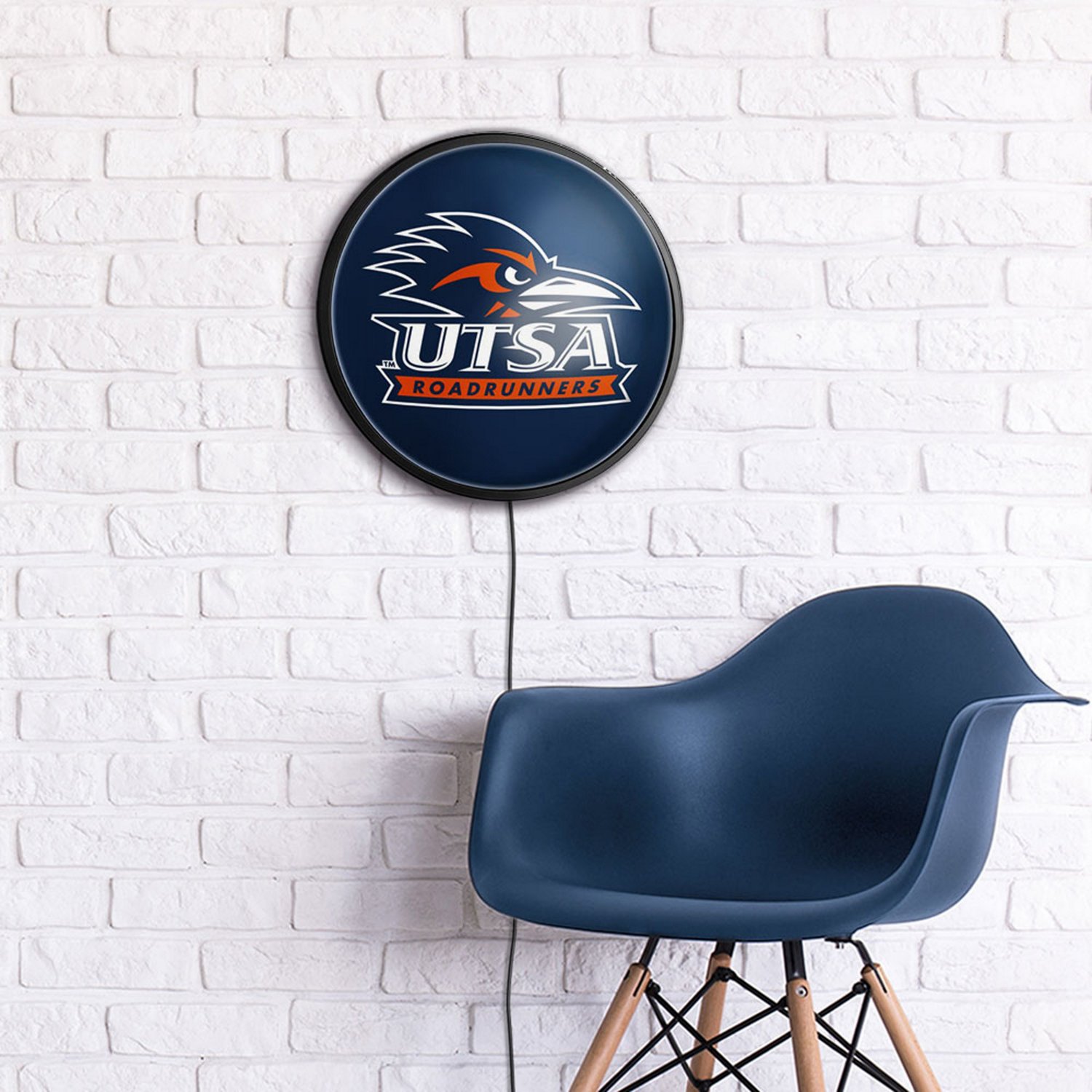 The Fan-Brand University of Texas at San Antonio Round Slimline Lighted Wall Sign - view number 4