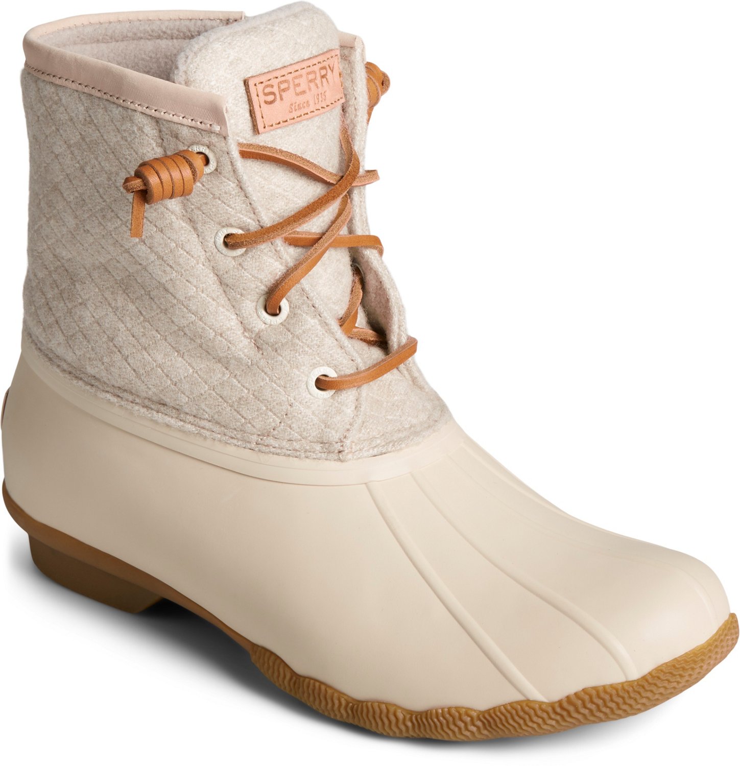 Off white wool 2025 sperry duck boots