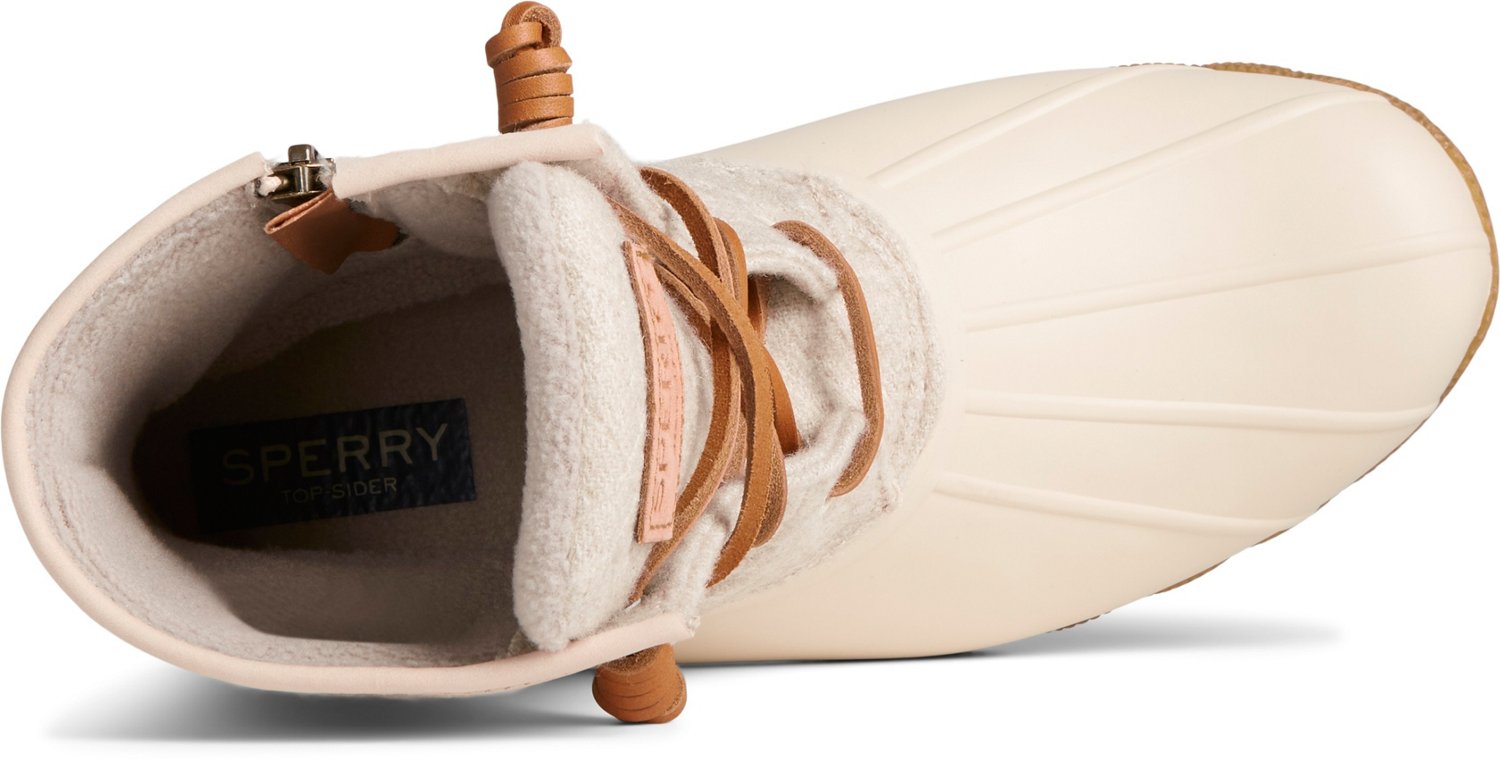 Sperry off hot sale white wool